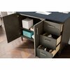 James Martin Vanities Metropolitan 48in Single Vanity, Silver Oak w/ 3 CM Charcoal Soapstone Quartz Top 850-V48-SOK-3CSP